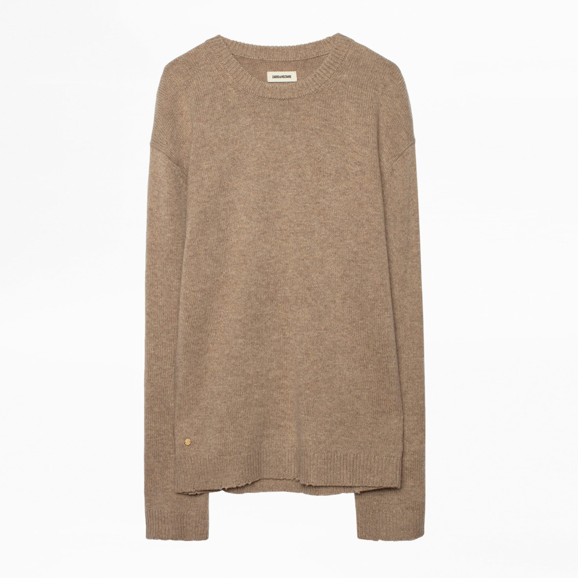Raphael Patch Sweater - Men's round neck sweater.